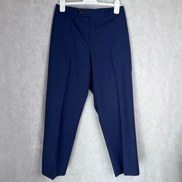 Ted Baker London Navy 100% Wool Jefferson Dress Pant Trouser Size 40R 27L - Picture 11 of 11